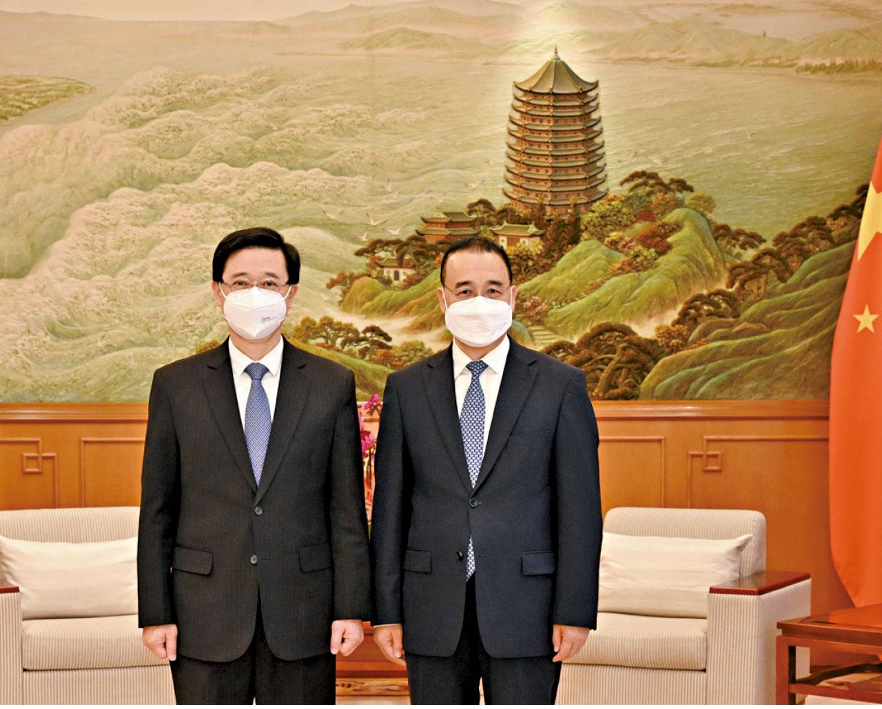 禮節拜訪|馬不停蹄走訪 李家超拜會4中央駐港機構