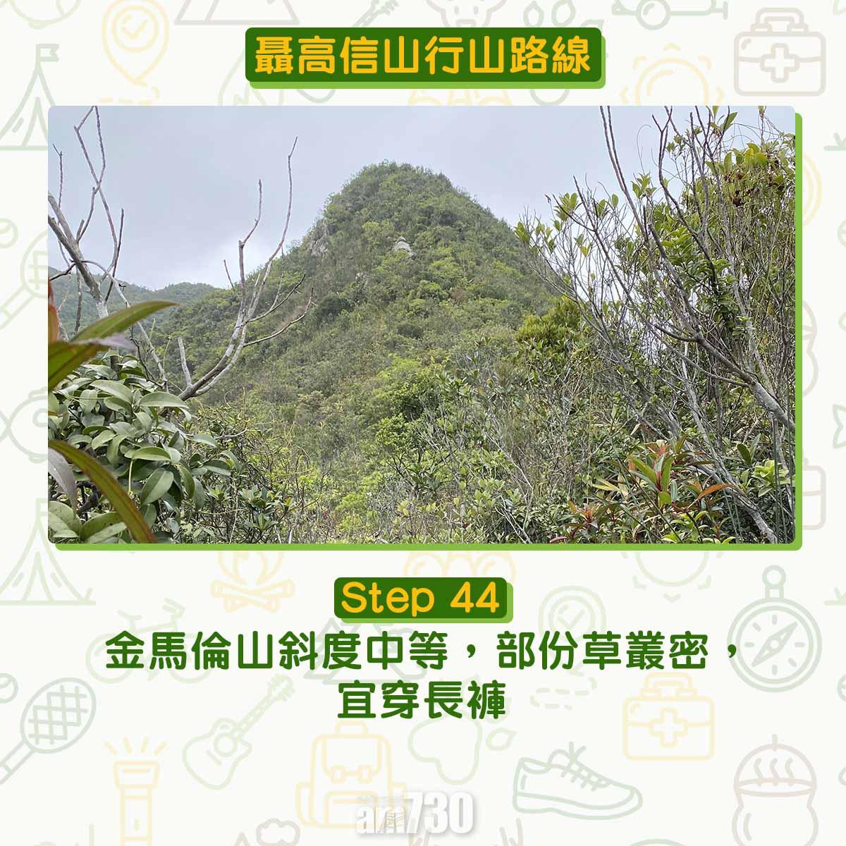 聶高信山行山路線