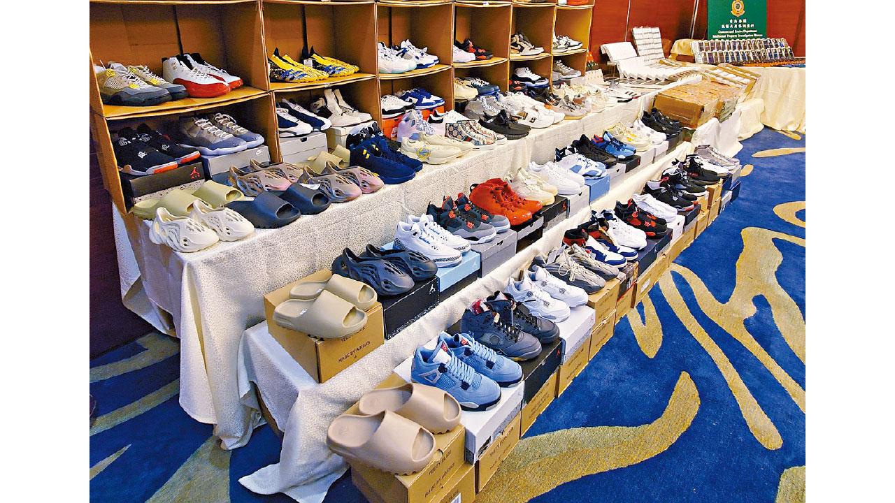 真假難分|冒牌波鞋仿真度高 放售貼市價 海關檢8萬件假貨值逾2200萬