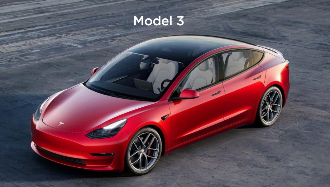 Tesla上海召回逾10萬輛國產Model 3及Model Y電動車。(互聯網)