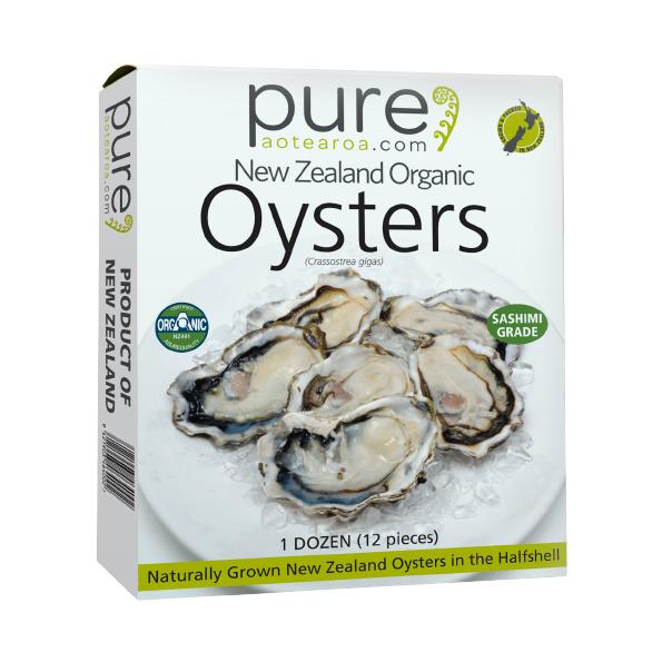 紐西蘭急凍有機刺身級半殼蠔 (只限自取) 原價:$158 特價:$109(69折)
