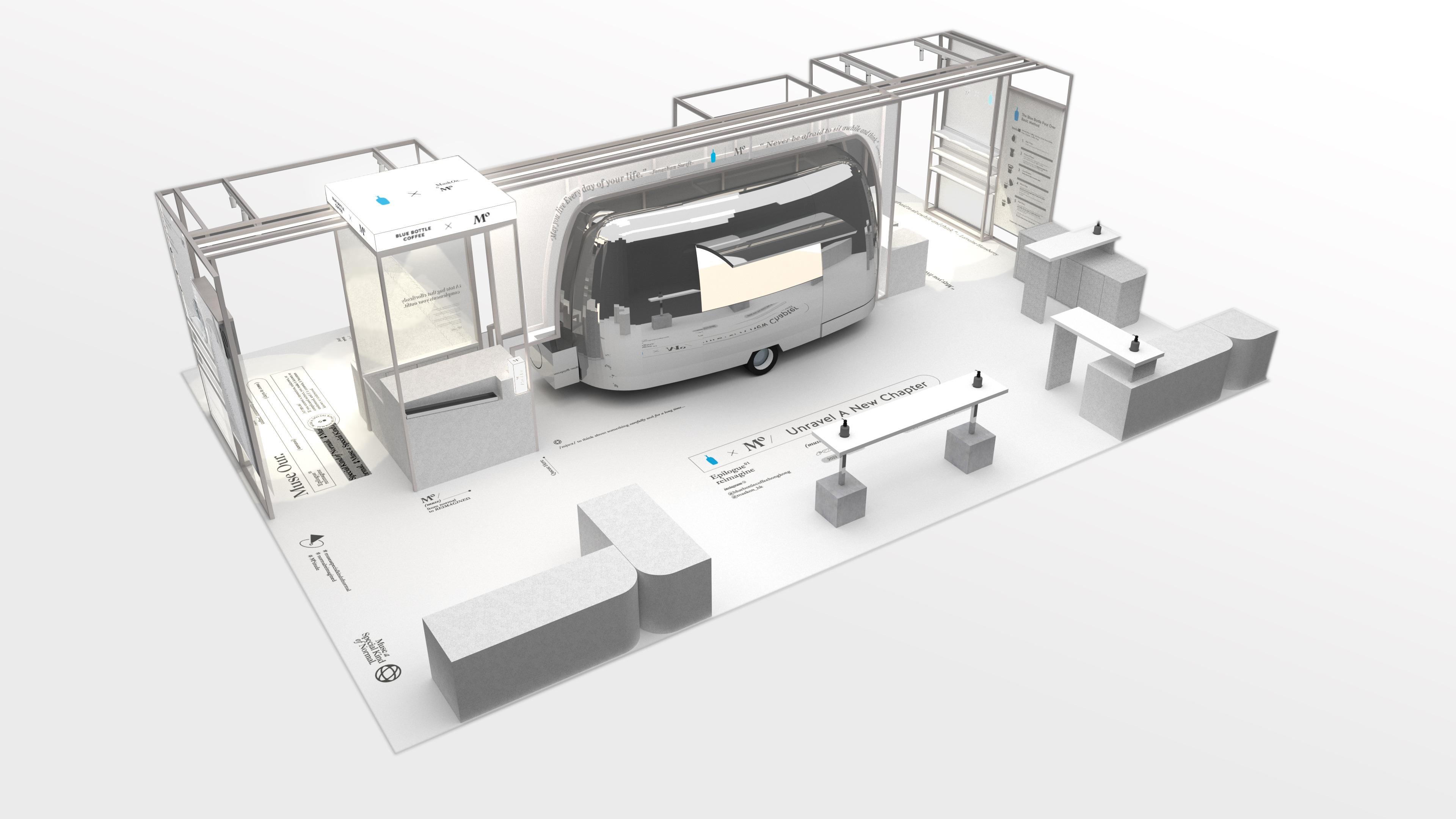 BLUE BOTTLE COFFEE X MaskOn限定店