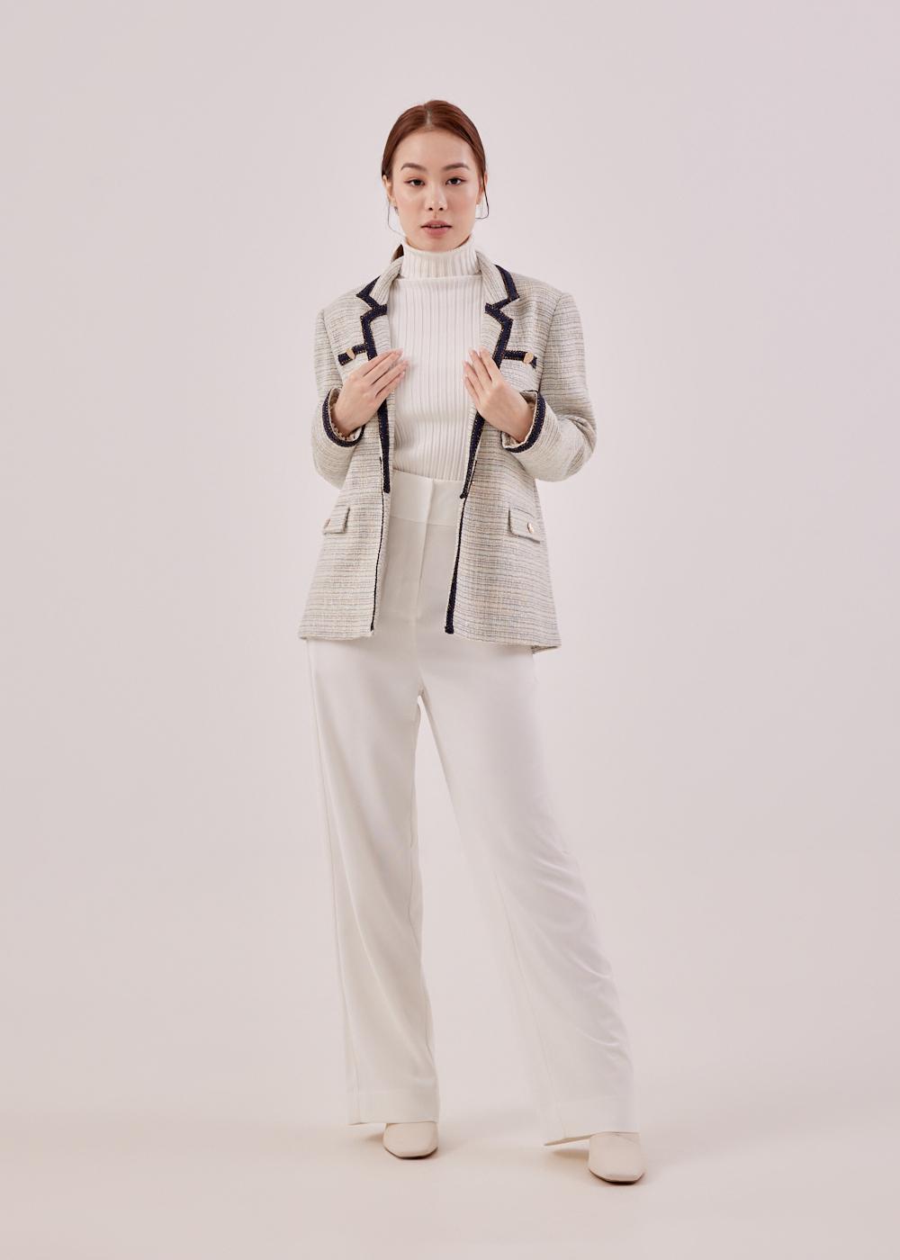 Bysha shoulder padded tweed blazer 原價$699 折後價$489