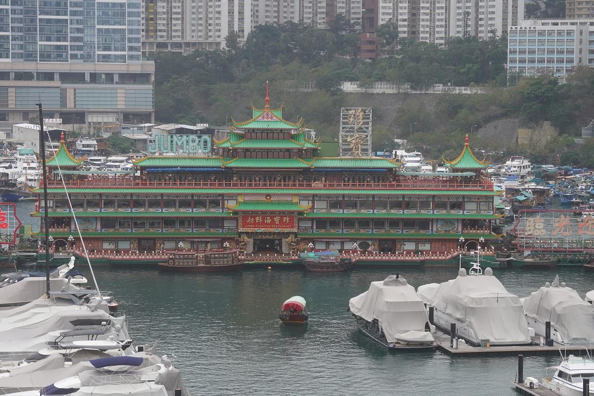 珍寶海鮮舫自2020年3月起停業。(資料圖片/陳奕釗攝)