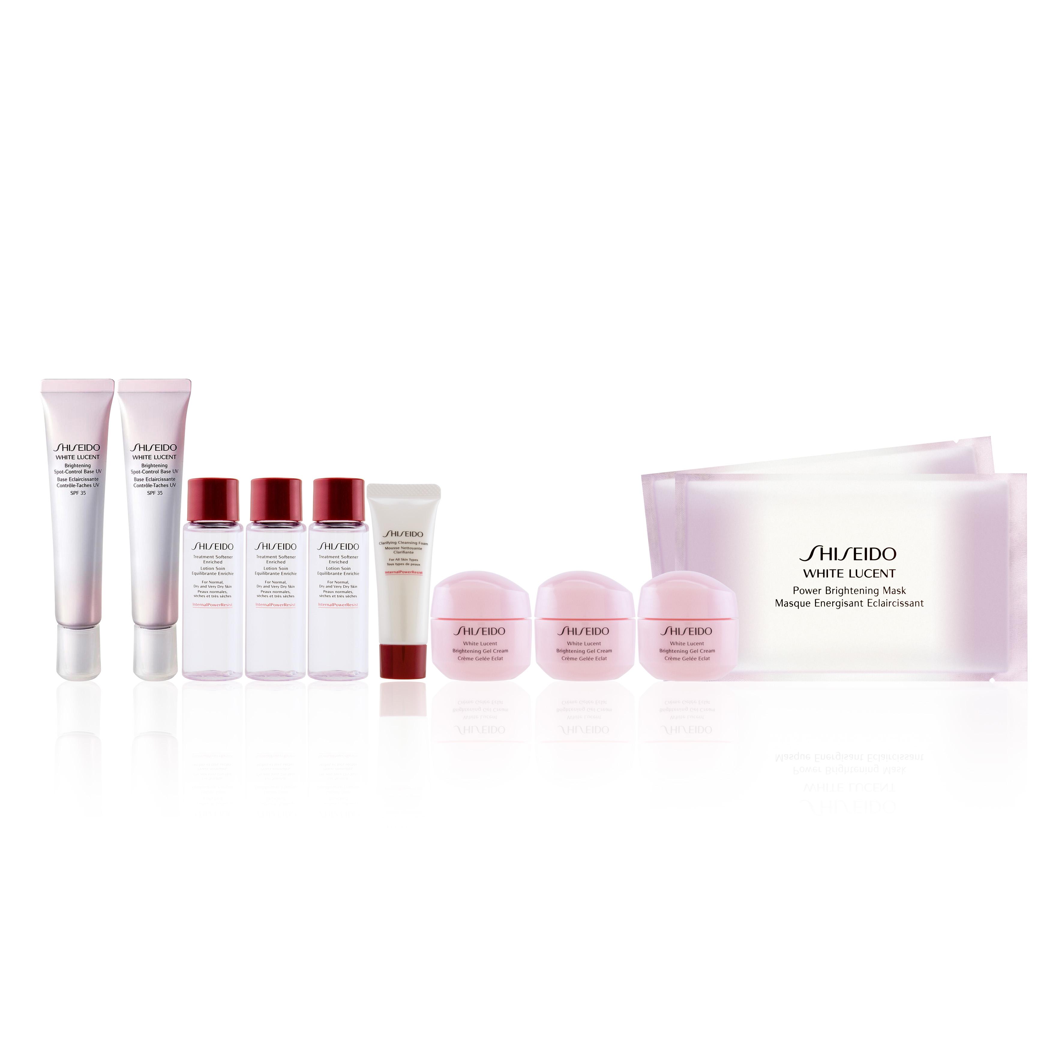 SHISEIDO WHITE LUCENT 全效亮白控斑妝前底霜組合 標準價/建議零售價:$1,660 特價:$660 (4折)