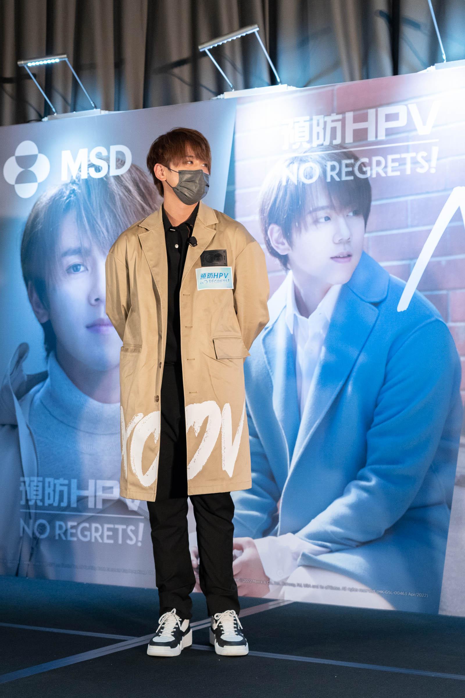 姜濤以教育大使身份呼籲大眾及早預防HPV。
