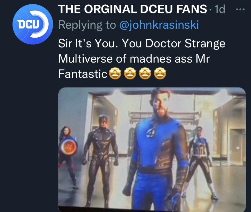 網上瘋傳疑是《奇異博士2》片段,John Krasinski演出神奇先生。