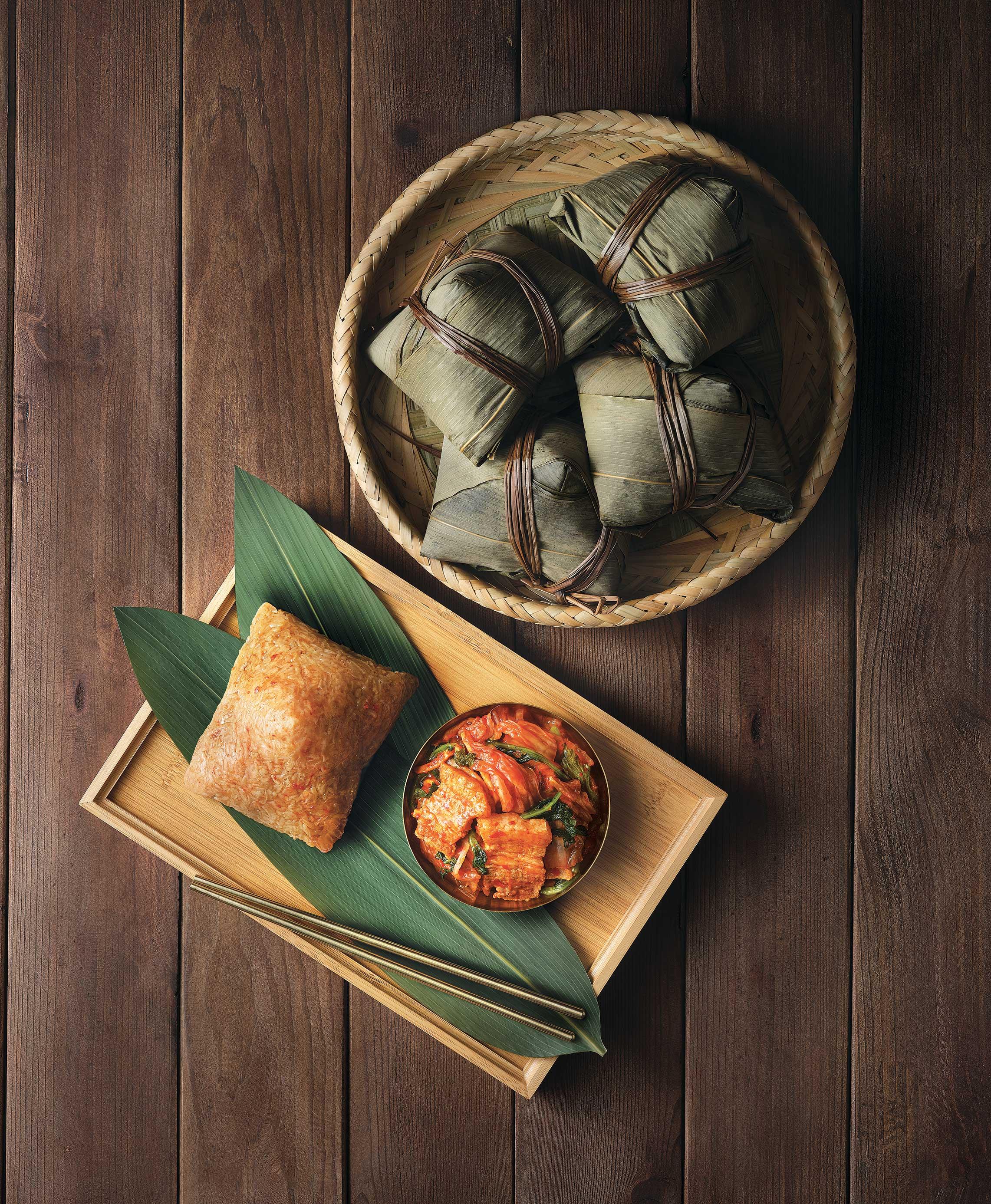 韓式泡菜黑豚肉粽