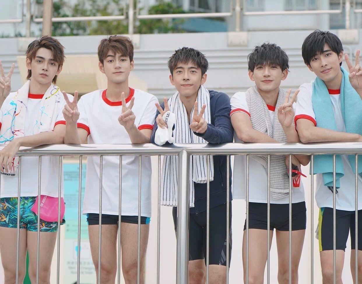 Martin(右二)在ViuTV青春劇《i.SWIM》中亦是要角之一。