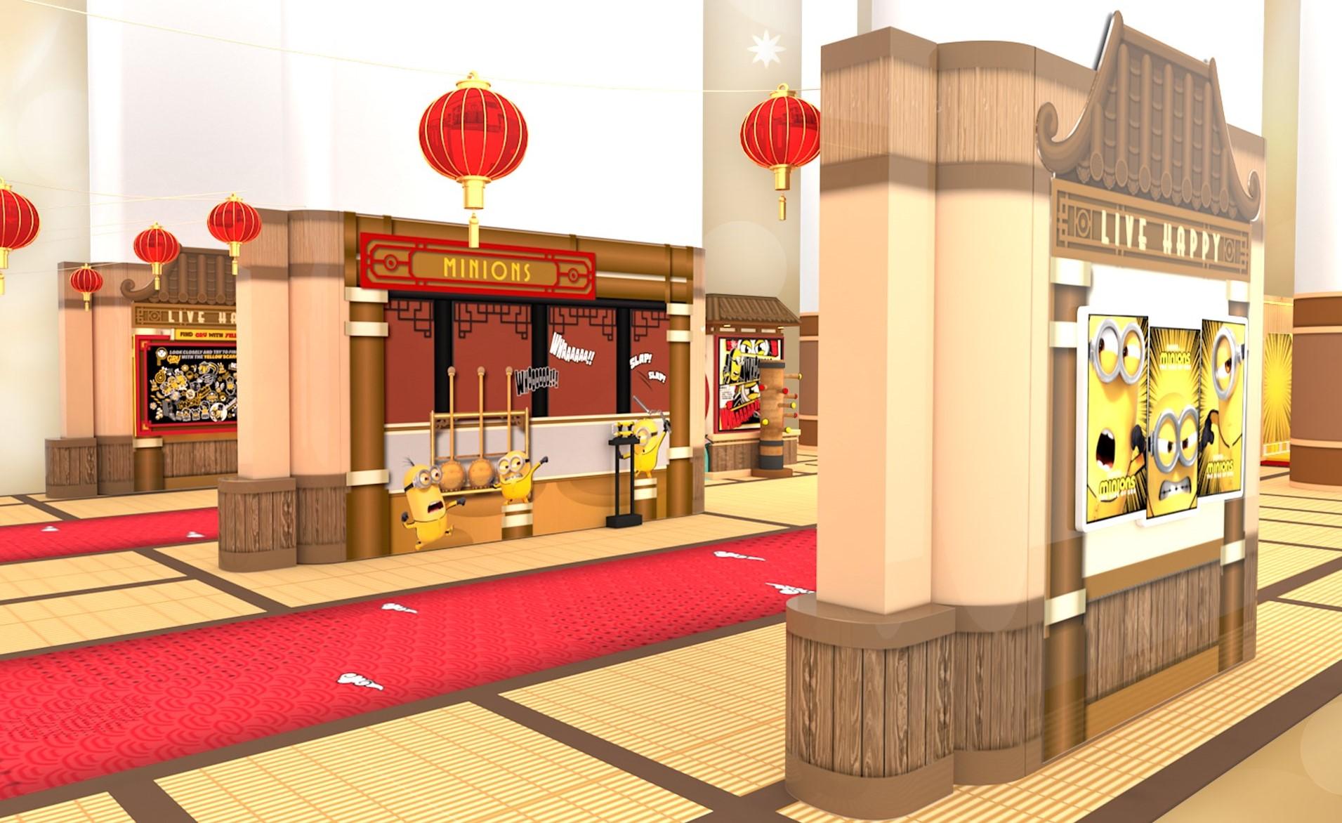 亦有不同特色打卡位:「迷你練功房」、「禪修蓮花池」及「生肖形意壁」