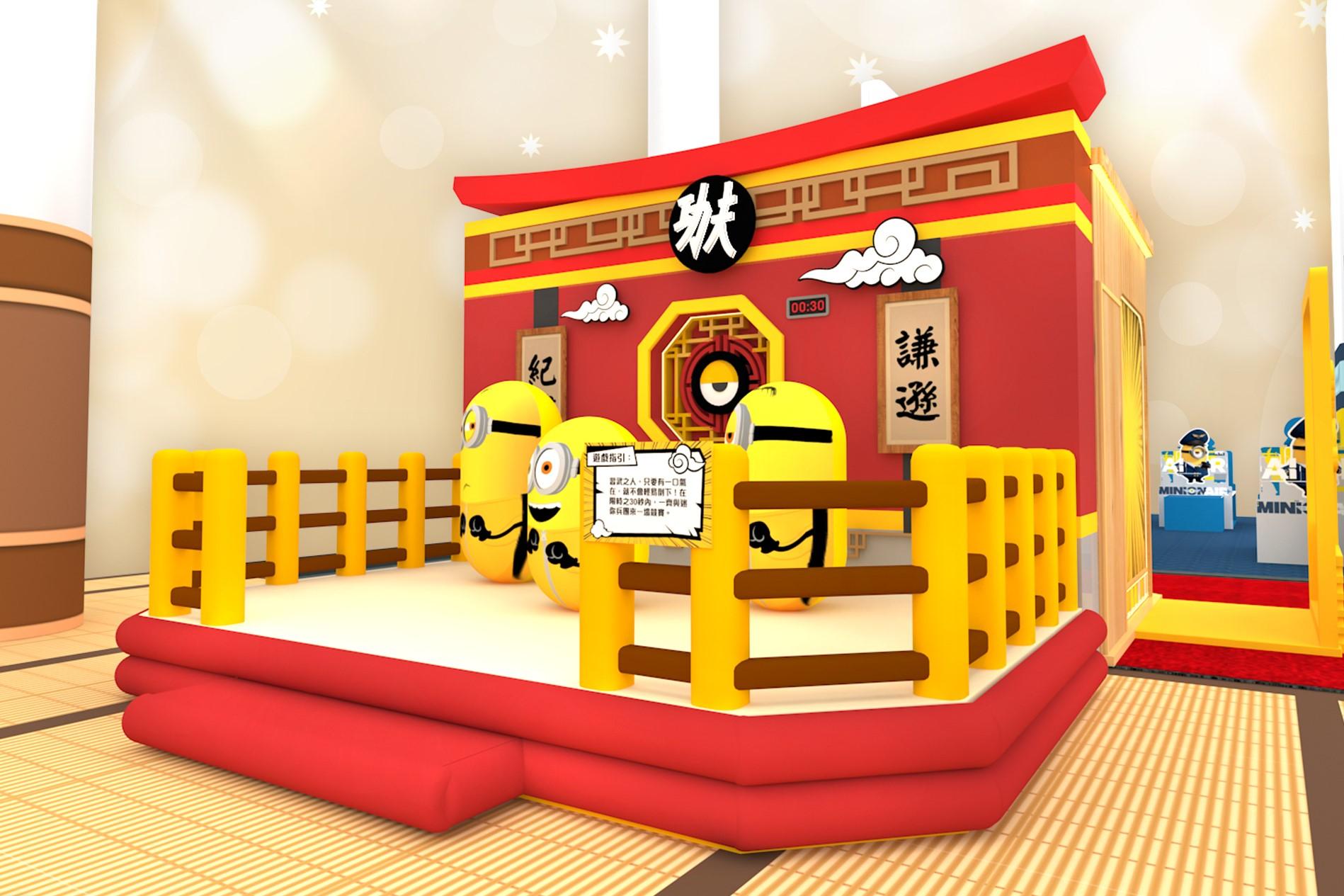 亦有不同特色打卡位:「迷你練功房」、「禪修蓮花池」及「生肖形意壁」