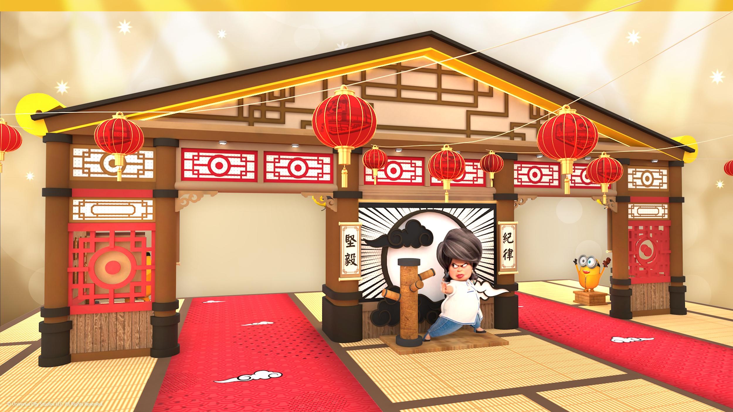 場內更有互動遊戲區,挑戰5大任務,與迷你兵團聯手對抗6大惡人。