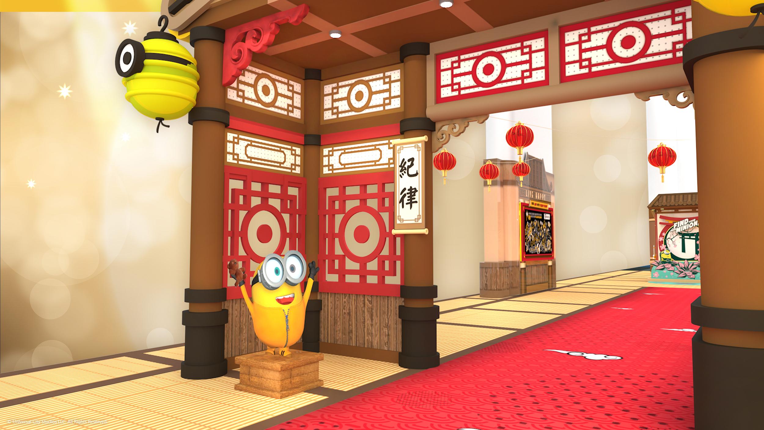 場內更有互動遊戲區,挑戰5大任務,與迷你兵團聯手對抗6大惡人。