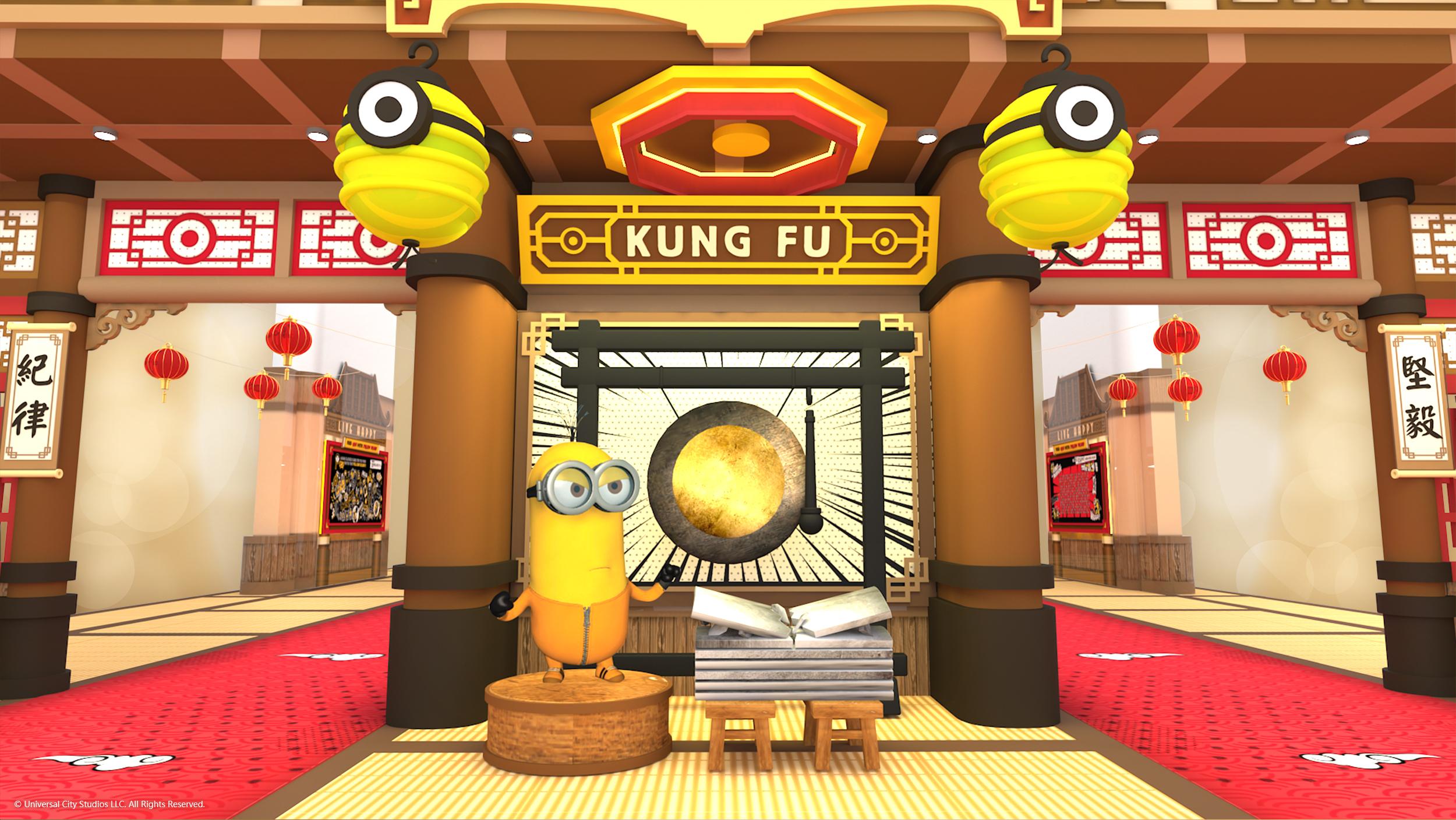 場內更有互動遊戲區,挑戰5大任務,與迷你兵團聯手對抗6大惡人。