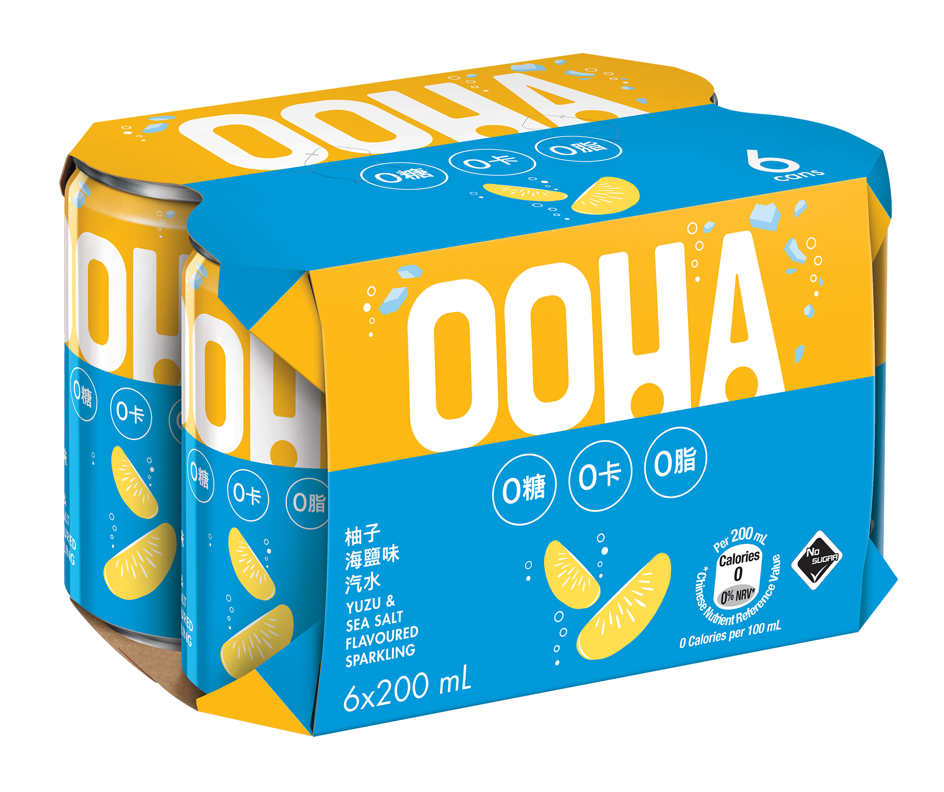 OOHA®柚子海鹽味迷你罐