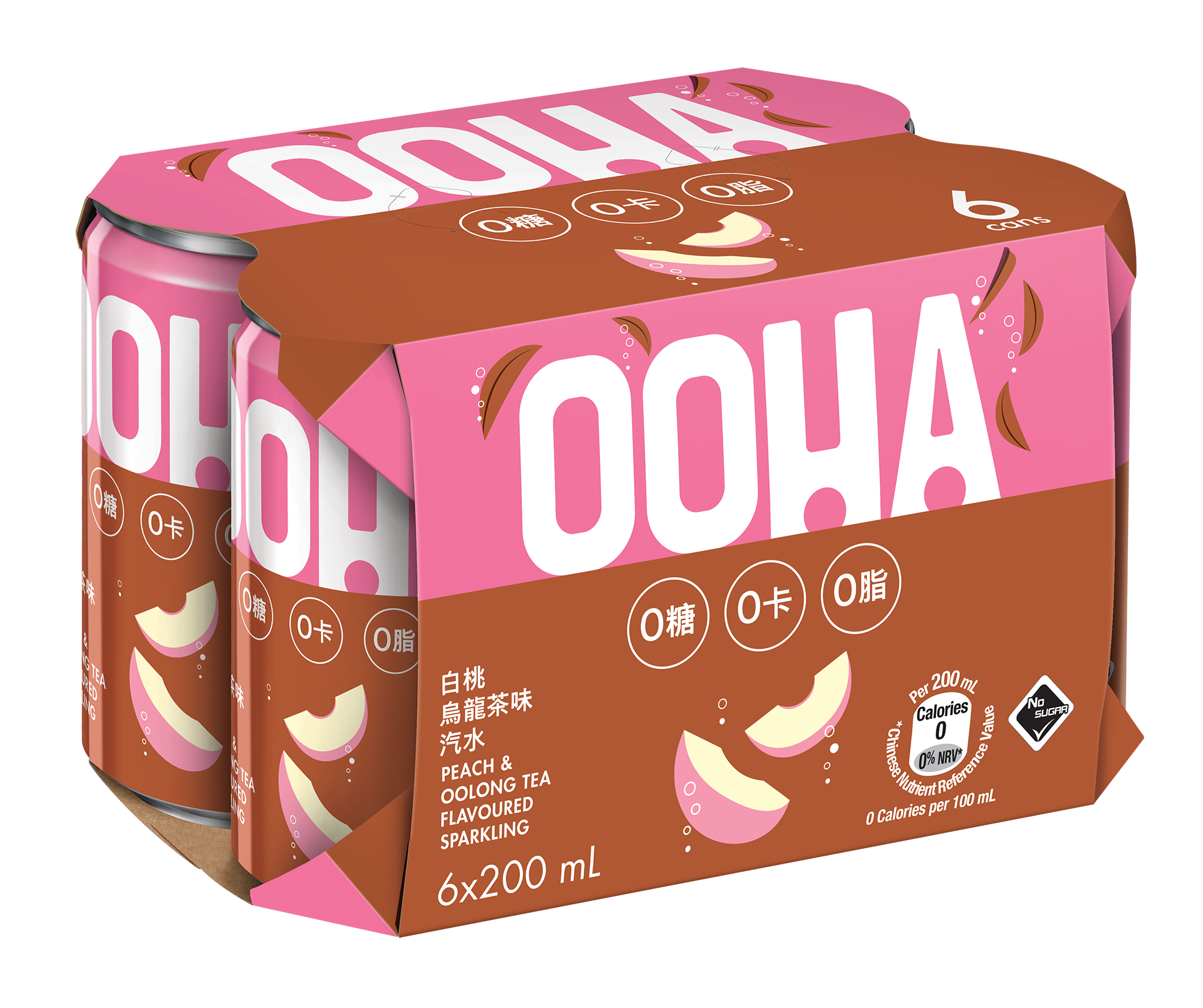 OOHA®白桃烏龍茶味迷你罐