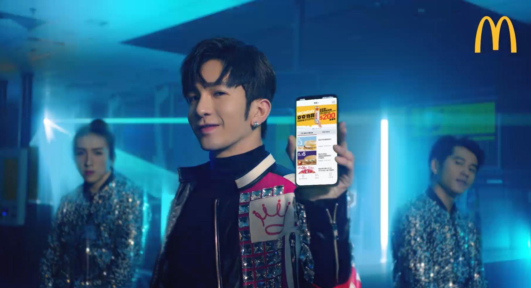 早前MIRROR三子使出渾身解數拍攝麥當勞App宣傳短片