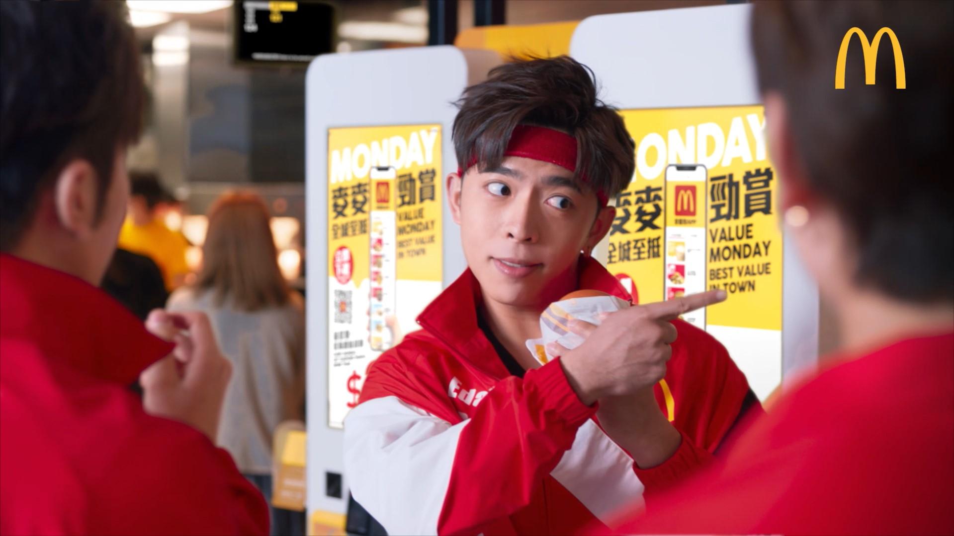 早前MIRROR三子使出渾身解數拍攝麥當勞App宣傳短片