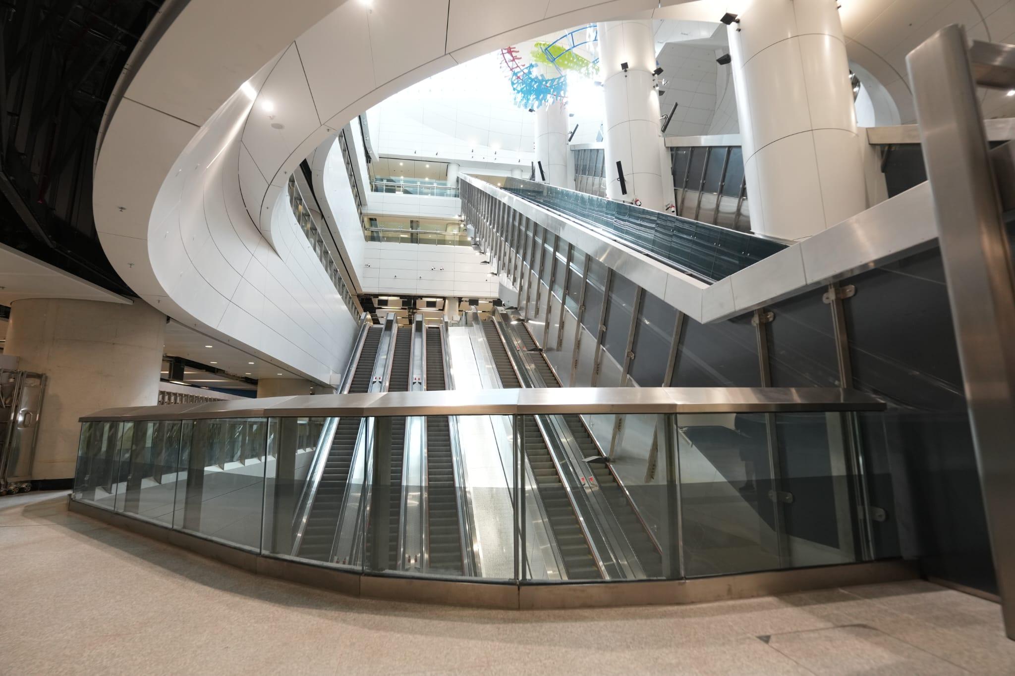 政府宣布東鐵綫過海段5月15日通車。(陳奕釗攝)