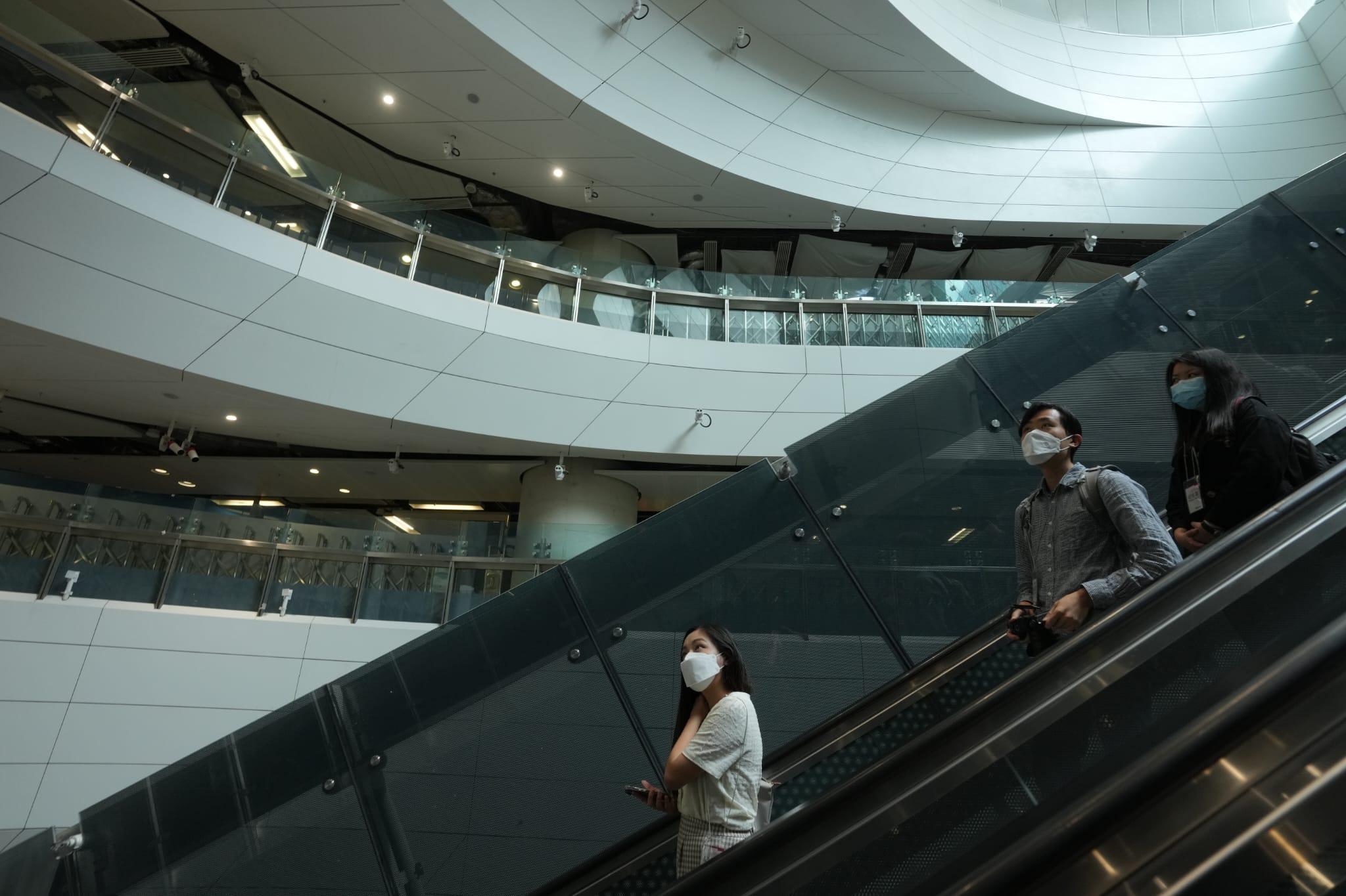 政府宣布東鐵綫過海段5月15日通車。(陳奕釗攝)