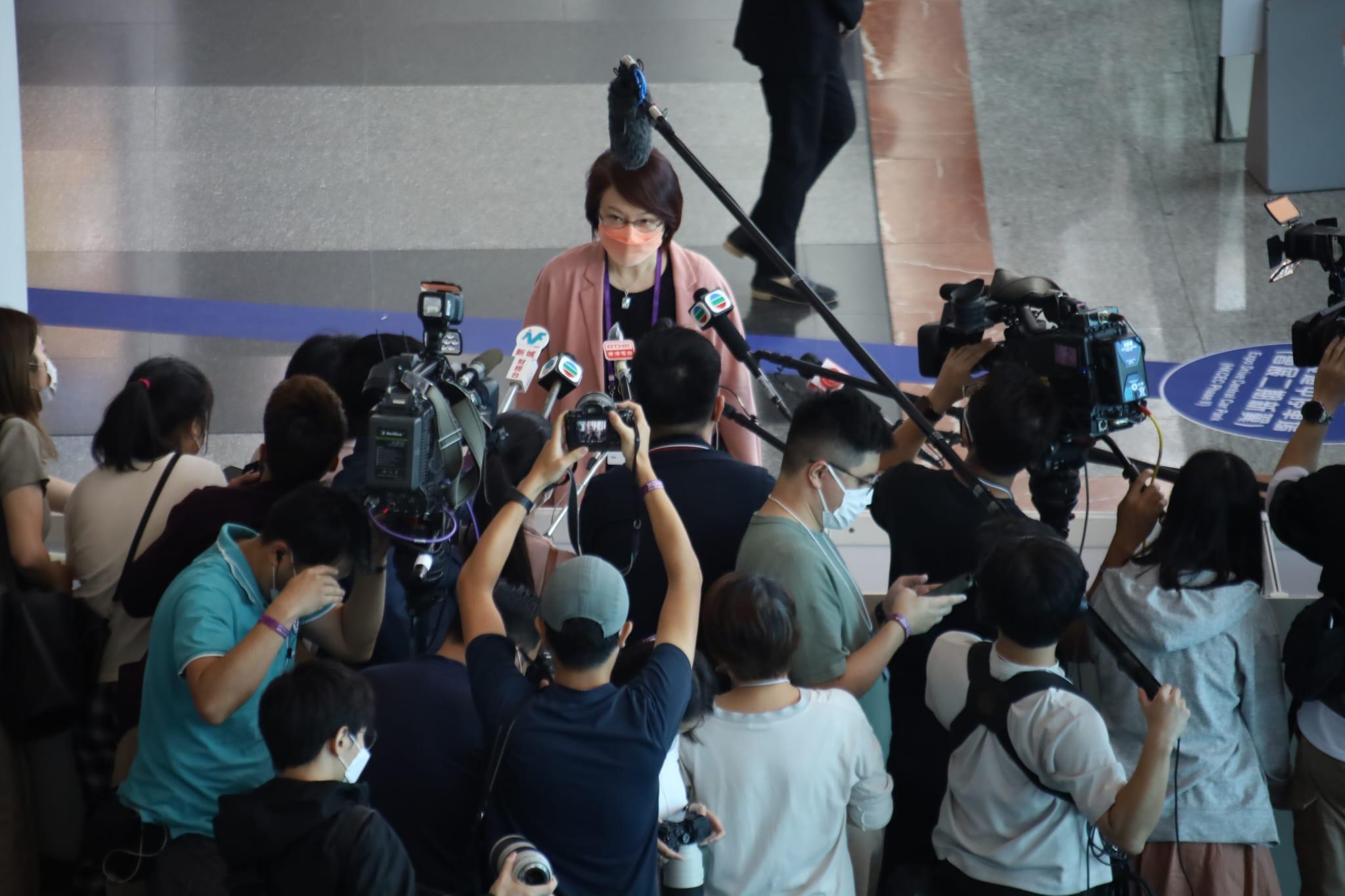 民建聯主席李慧琼表示,有信心李家超會順利高票當選。