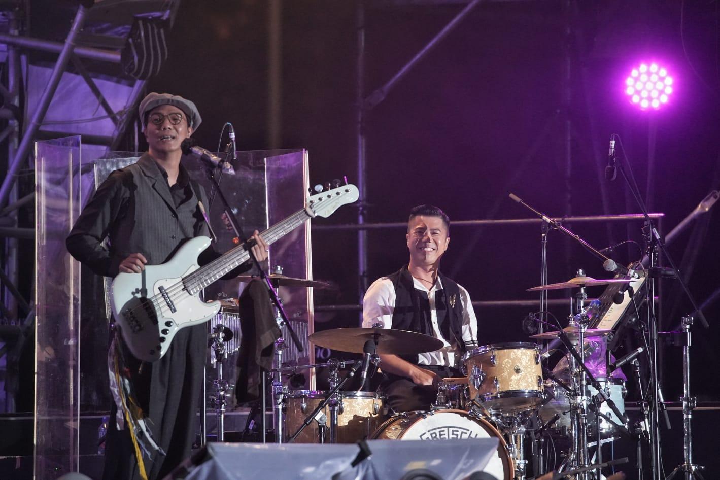 阿偉與泥鯭都很享受3晚的表演。(Harry Long 攝)