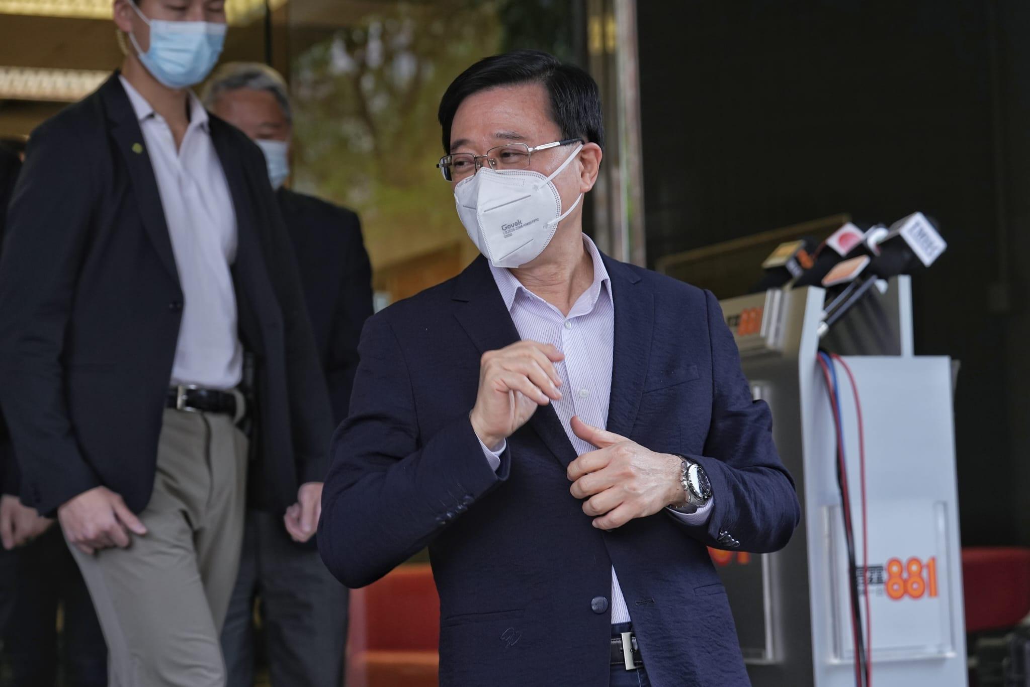 李家超當選|稱已有心水政務司長人選暫不公開 組班視經驗能力非背景