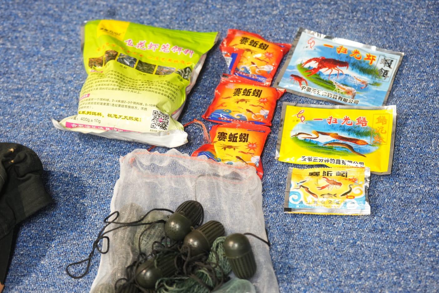 在單位內同時檢獲一批捕擸器具