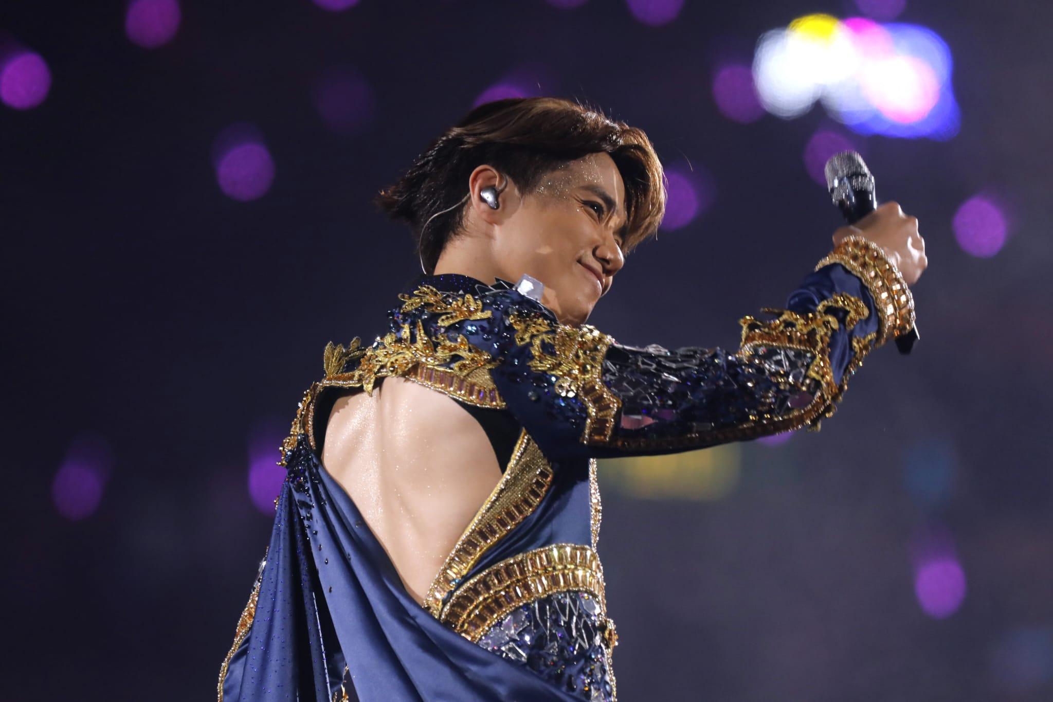 張敬軒表示尾場「唔要命咁唱」。(林俊源攝)