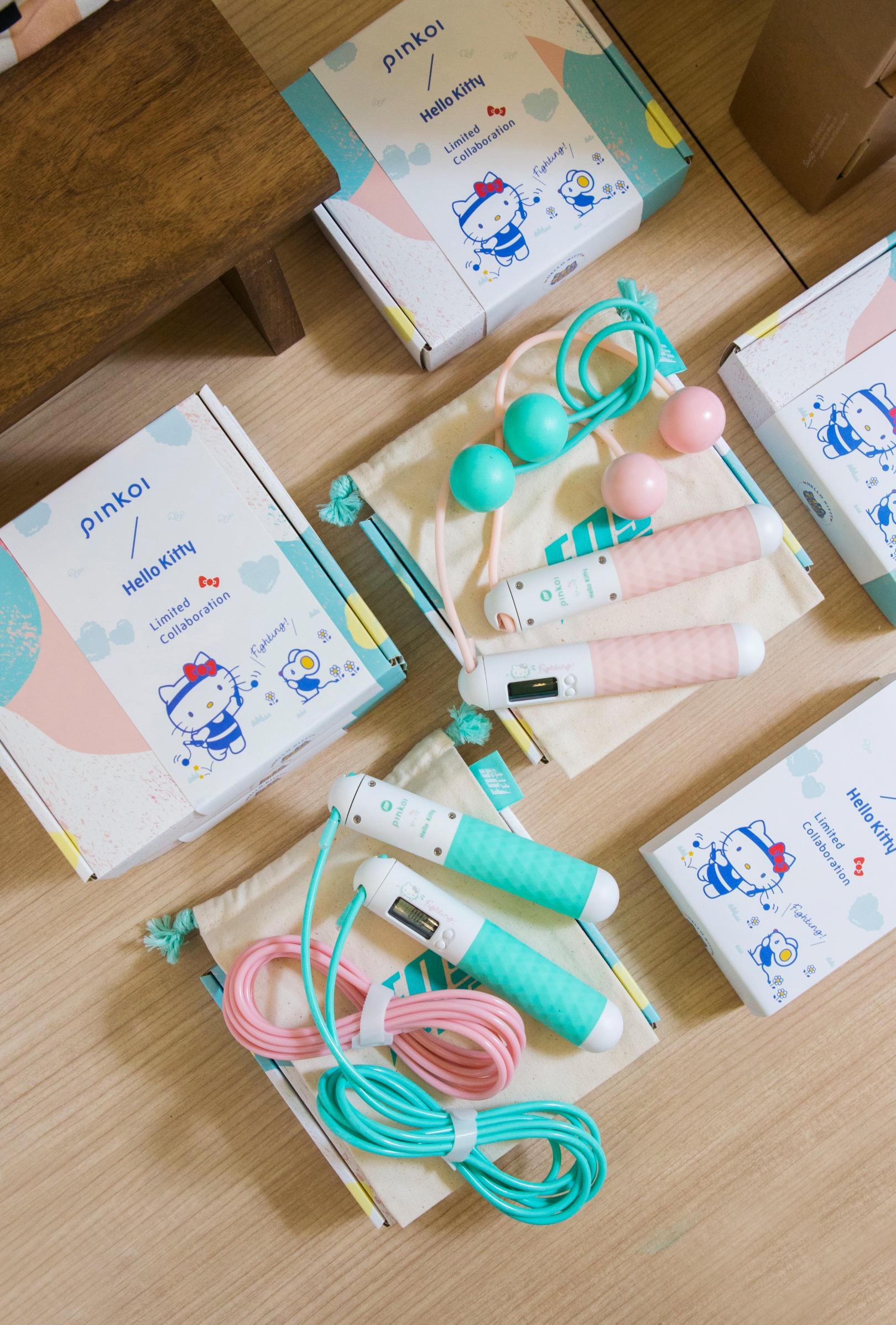 FOSFIT 健康生活養成 Pinkoi x Hello Kitty 智能計數兩用跳繩 $268