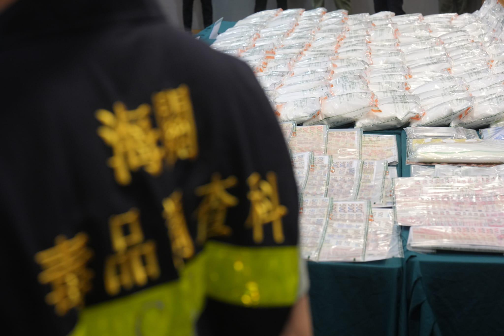 海關表示檢獲氯胺酮數量近年有上升趨勢。