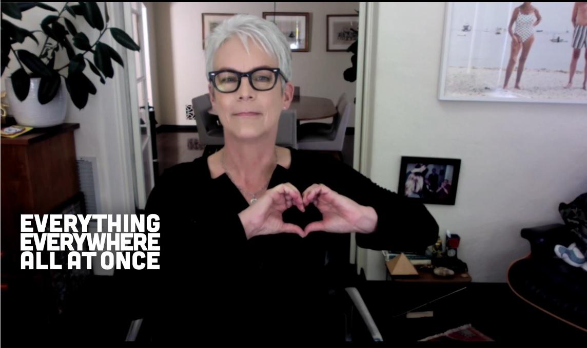 Jamie Lee Curtis接受本報專訪時表示,因楊紫瓊才會接拍《奇異女俠玩救宇宙》。