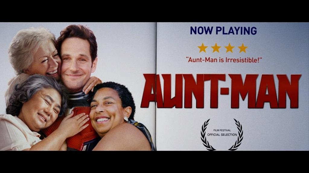 《救難小英雄》將MCU超級英雄蟻俠(Ant-Man),改成極度受師奶歡迎的Aunt-Man。