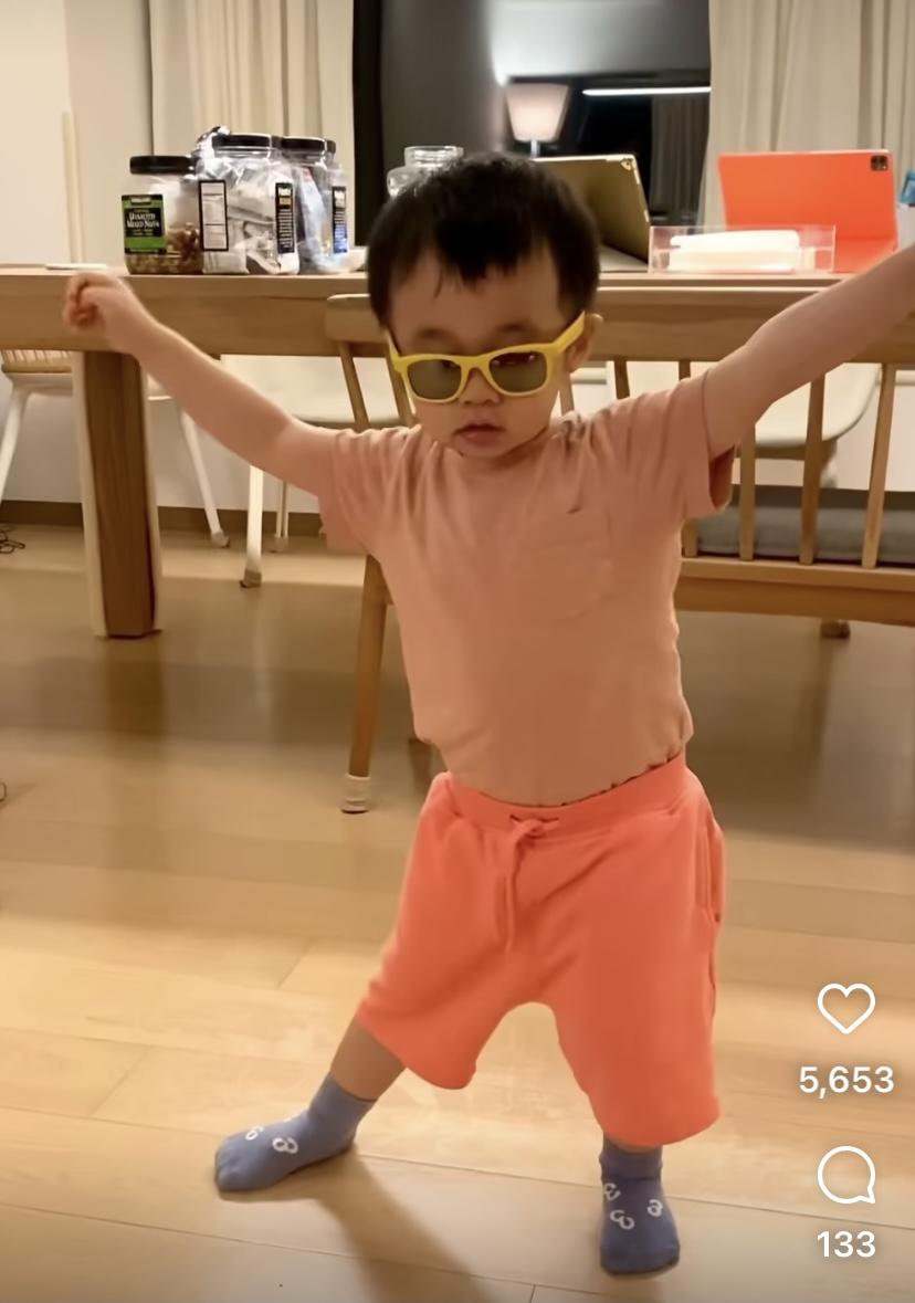 今年是古巨基與兒子共度的第三個父親節。