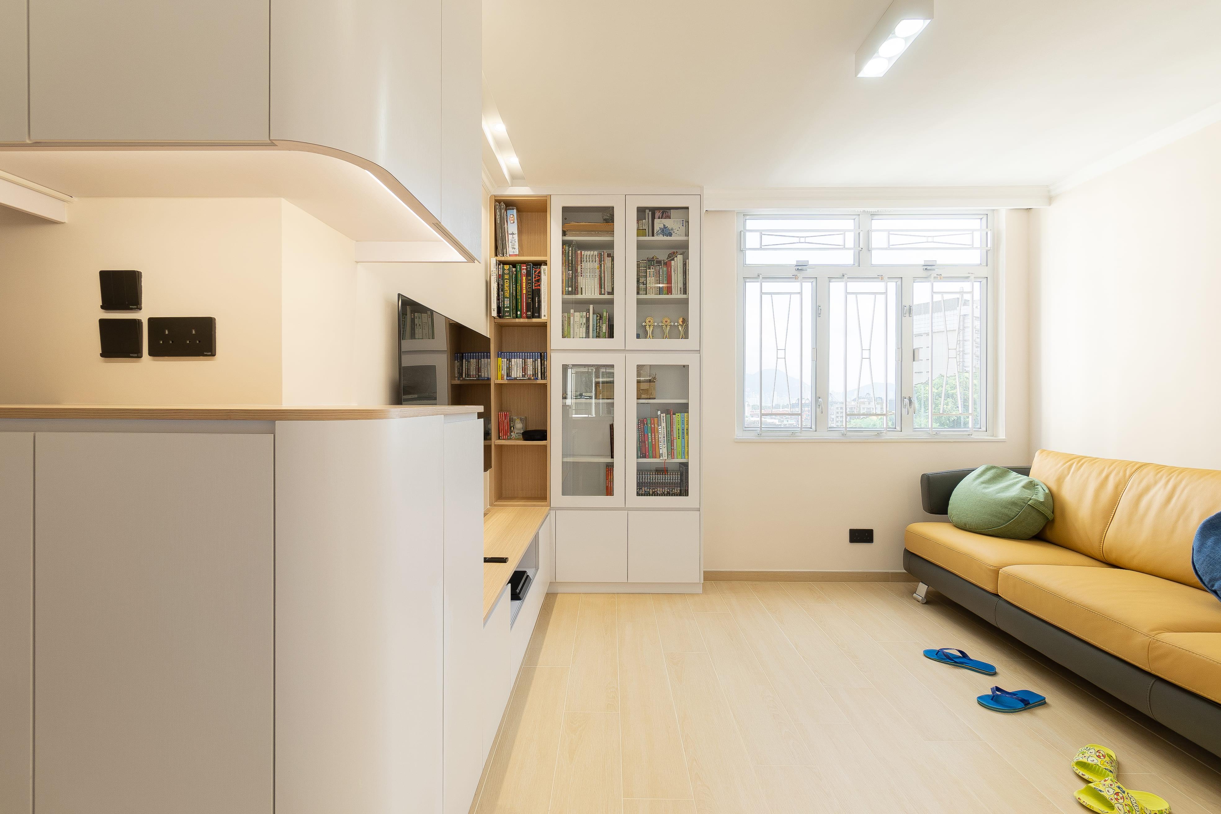 圓弧型設計組合櫃