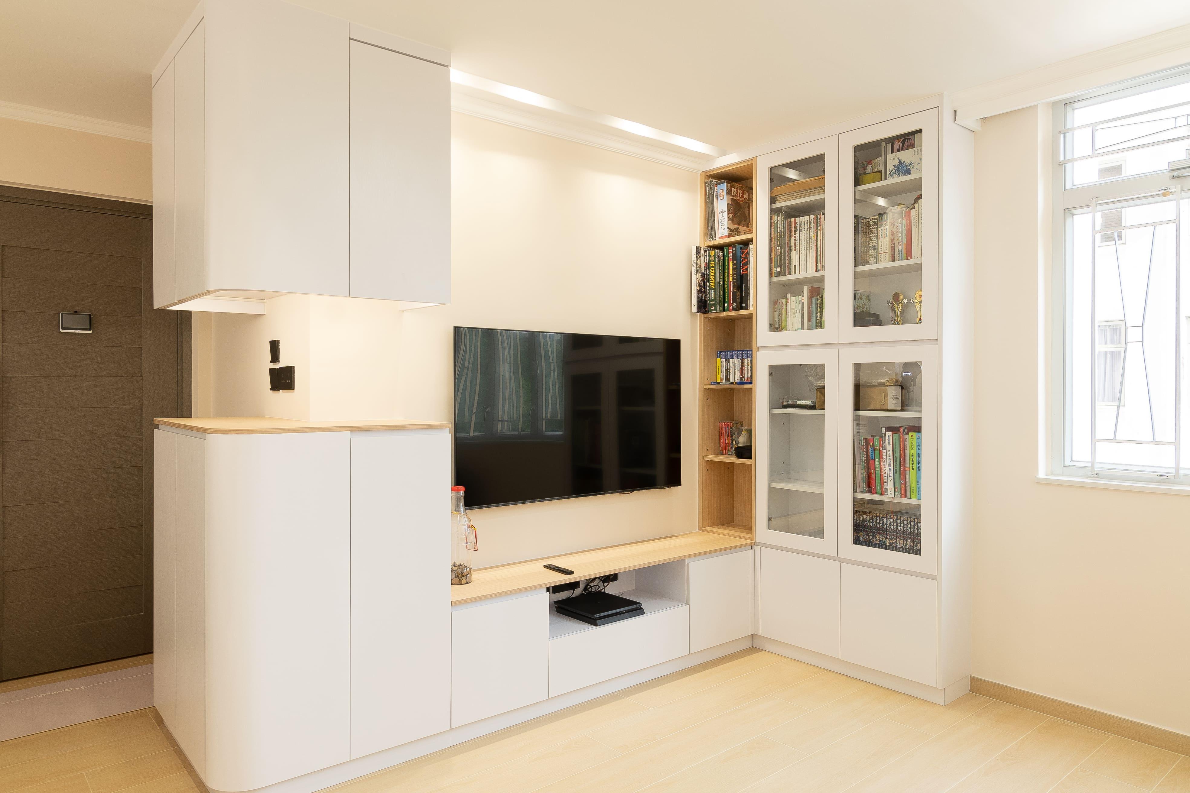 圓弧型設計組合櫃