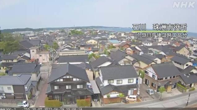 珠洲市出現劇烈搖晃。(互聯網)