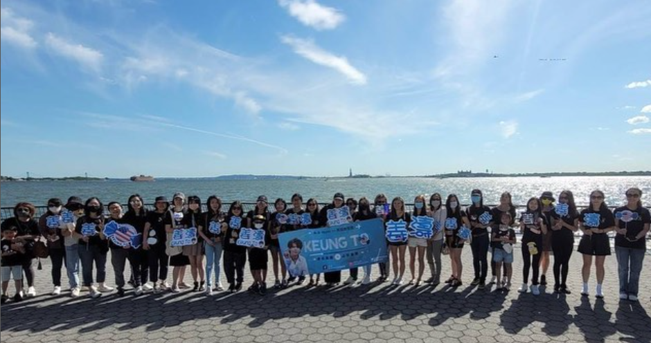 空中應援大成功,姜國姜糖大合照。