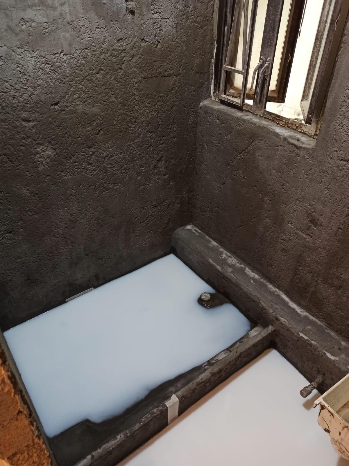 完成防水層緊記做試水