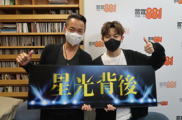 張天賦接受商台梁泰來的訪問。