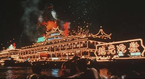 除了港產片《食神》,外國電影如《哥斯拉完結篇之世紀必殺陣》都看中海鮮舫這地標。