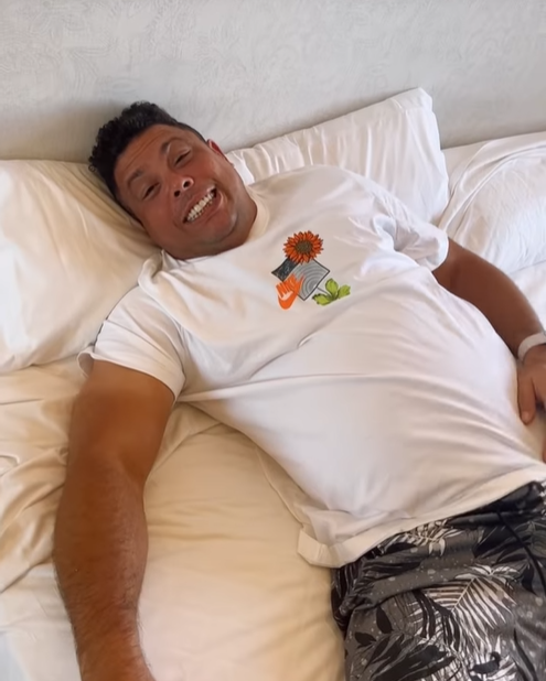 朗拿度完成第一日旅程,已表示非法的累。(Instagram截圖)