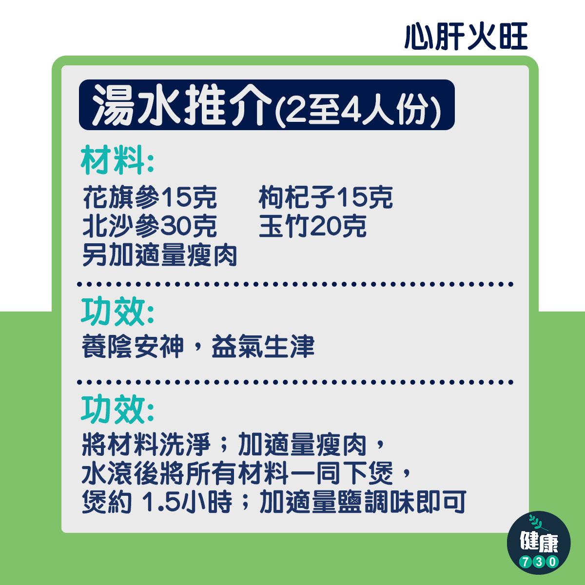 湯水推介(2至4人份)