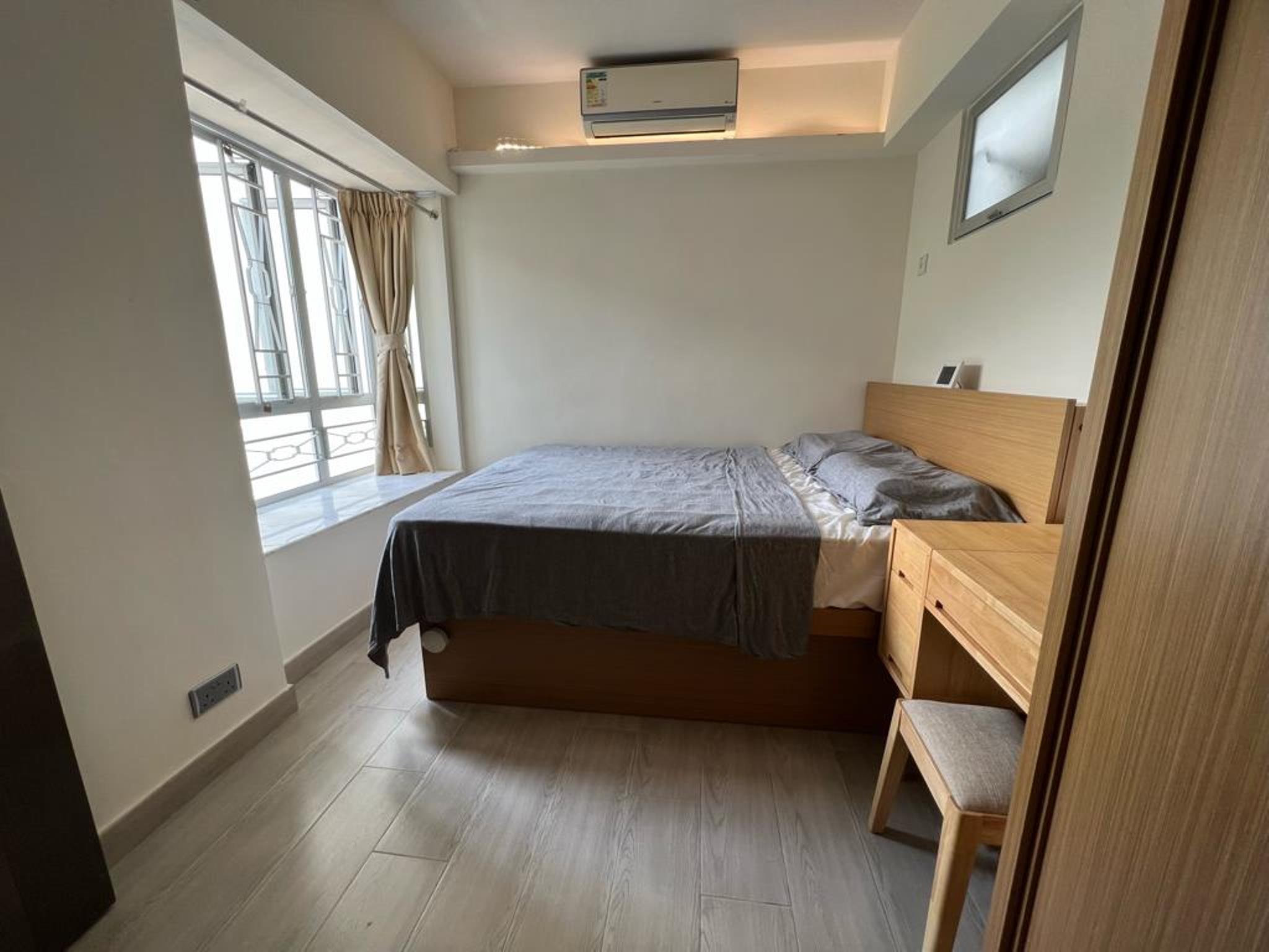 主人房面積闊落,窗戶亦大,採光度高。