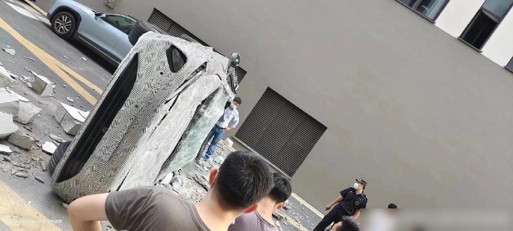 涉事車輛是蔚來的測試車。(互聯網)