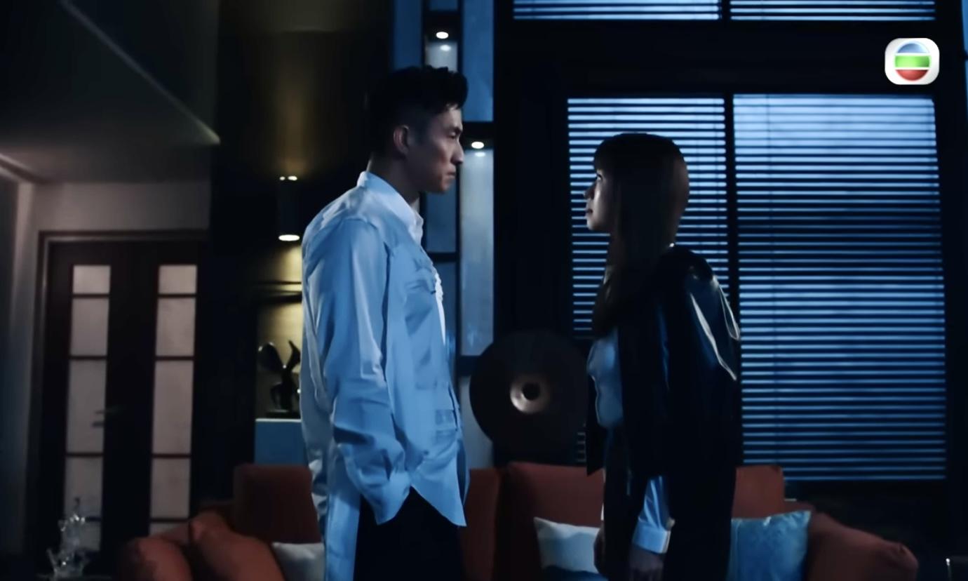 趙希洛與陳山聰在劇中表面看恩愛夫妻,實則是各懷鬼胎。(截圖)