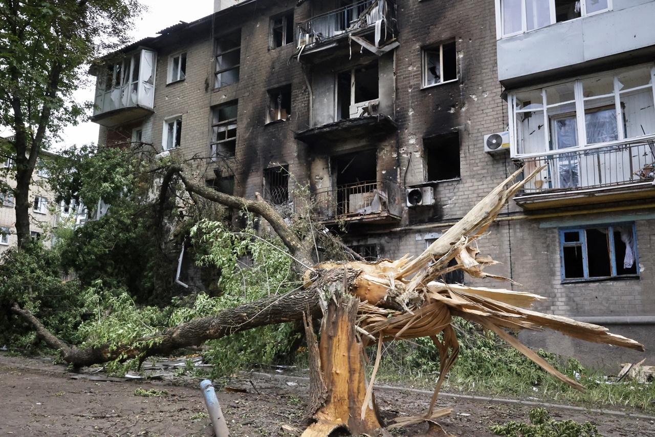 頓巴斯(Donbass)地區。(AP)