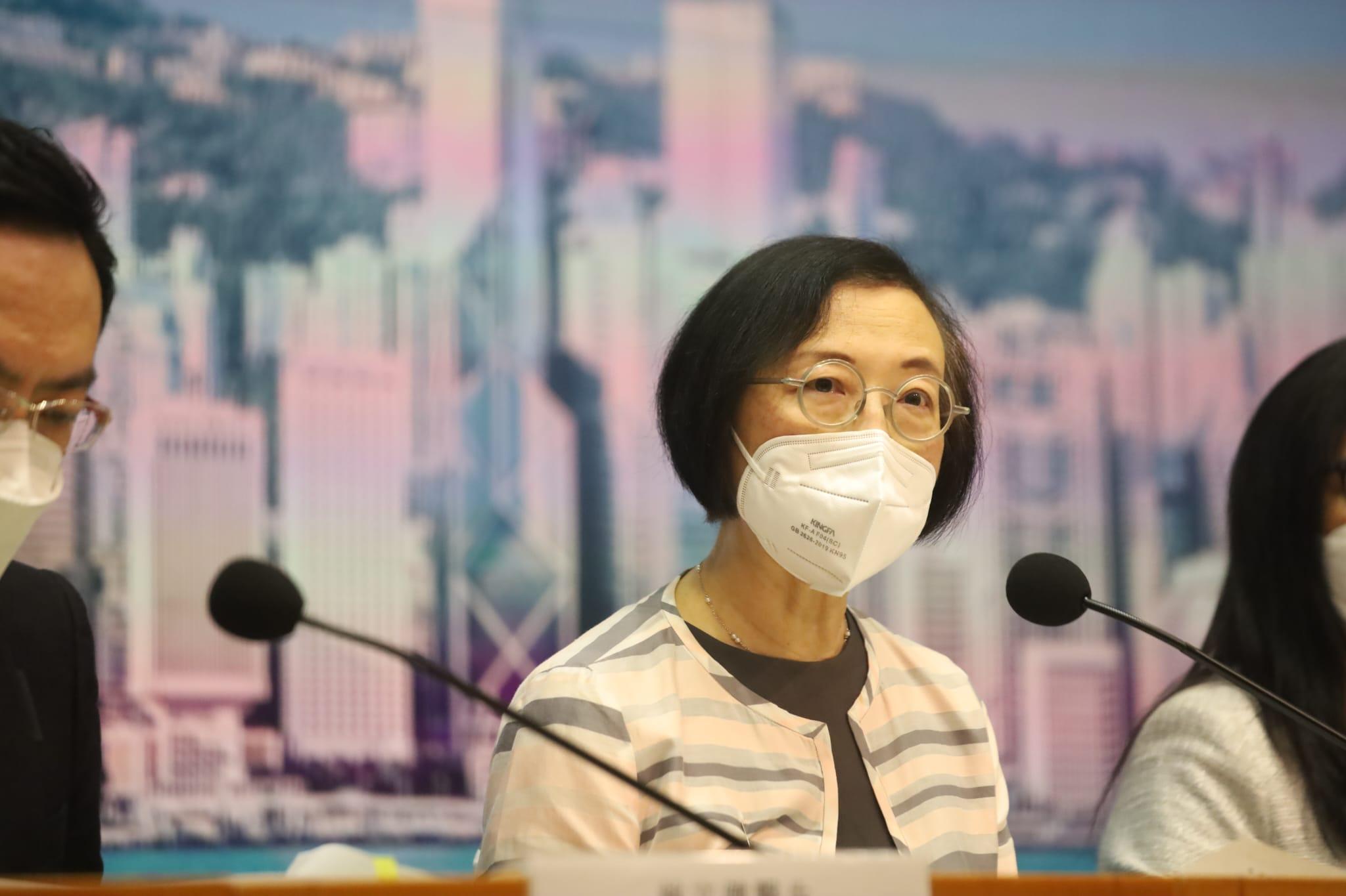 陳肇始指,暫不要求學校全面停課。(鍾式明攝)