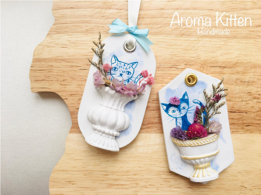 @aromakitten_│花瓶貓咪擴香石