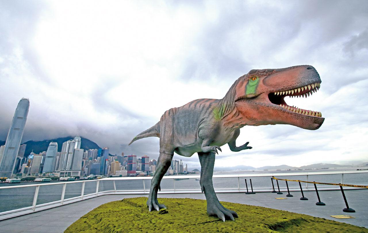 巨型恐龍驚現香港